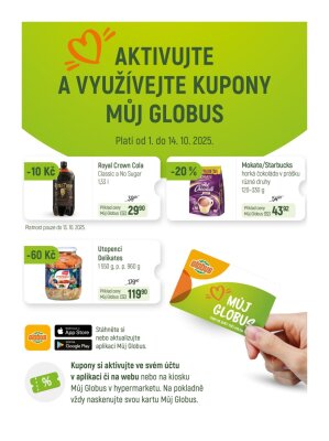akční leták Globus 1.10.2025-7.10.2025