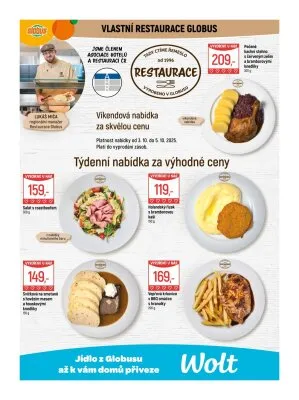 akční leták Globus 1.10.2025-7.10.2025