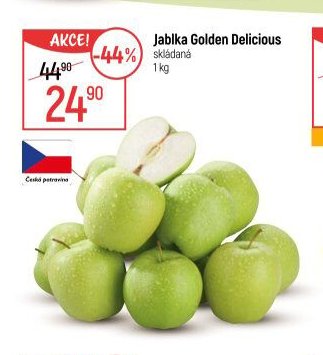 Jablka Golden Delicious
