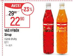 Sirup Váš Výběr