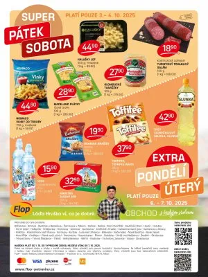 akční leták FLOP 1.10.2025-7.10.2025