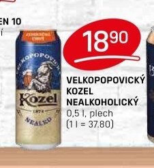 Velkopopovický Kozel nealkoholický - FLOP akcniletaky.com