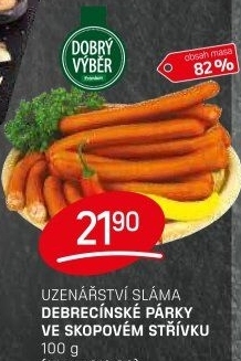 Debrecínské párky Prémium Dobrý Výběr
