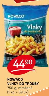 Hranolky vlnky mražené Nowaco