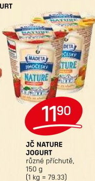Jogurt Nature ochucený jihočeský Madeta