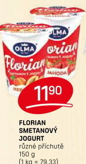 Jogurt smetanový Florian Olma