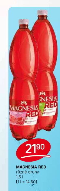 Minerální voda Magnesia Red