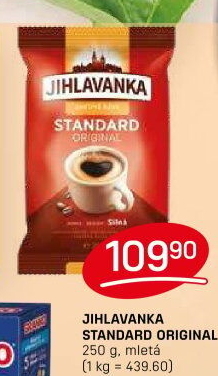 Mletá káva Standard Jihlavanka