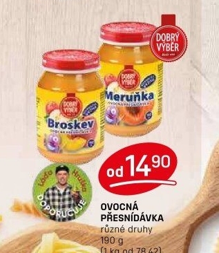 Přesnídávka ovocná Dobrý Výběr