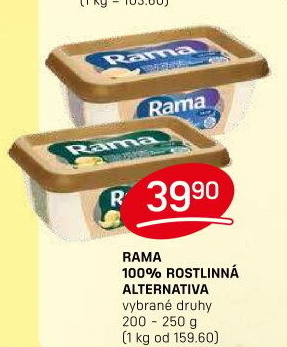 Rama rostlinná Plant Based Butter Alternative