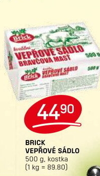 Sádlo vepřové Brick