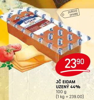 Sýr Eidam uzený 44% Jihočeský Madeta