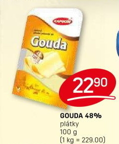 Sýr Gouda 48% Kapucín