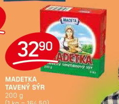 Sýr tavený smetanový Madetka