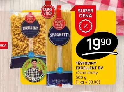 Těstoviny Excellent Dobrý Výběr