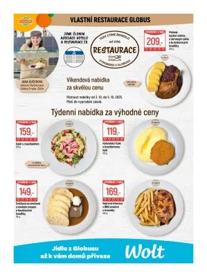 akční leták Globus 1.10.2025-7.10.2025
