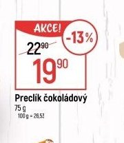 Preclík čokoládový