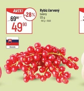 Rybíz červený