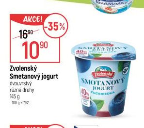 Zvolenský Smetanový jogurt