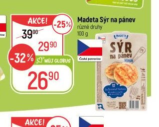 Madeta Sýr na pánev