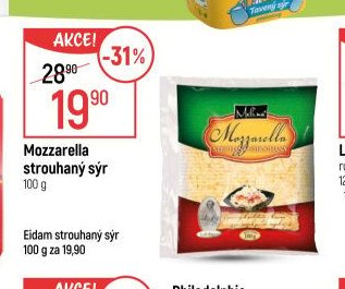 Mozzarella strouhaný sýr