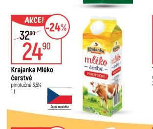 Krajanka Mléko čerstvé