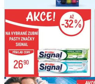 Signal zubní pasty