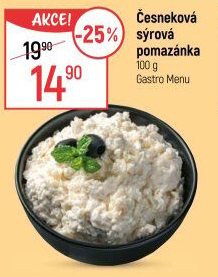 Česneková pomazánka se sýrem