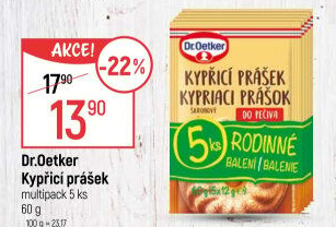 Kypřicí prášek Dr. Oetker
