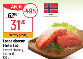 Losos obecný filety