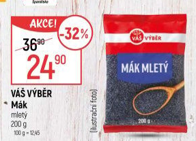 Mák mletý Váš Výběr