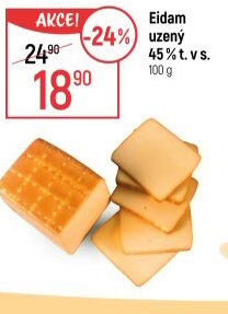 Sýr Eidam uzený 45%