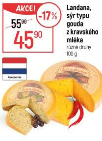Sýr Gouda kravský Landana