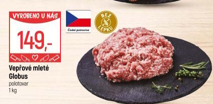 Vepřové mleté maso Globus