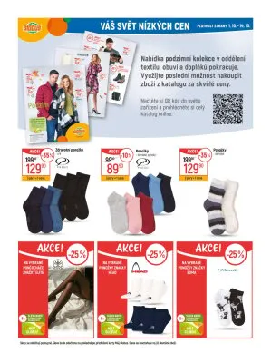 akční leták Globus 1.10.2025-7.10.2025