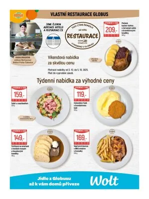 akční leták Globus 1.10.2025-7.10.2025