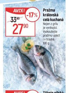 Pražma královská celá kuchaná
