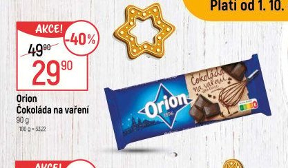 Orion Čokoláda na vaření