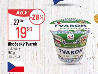 Jihočeský Tvaroh polotučný