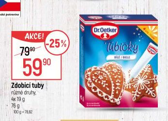 Dr.Oetker Zdobící tuby