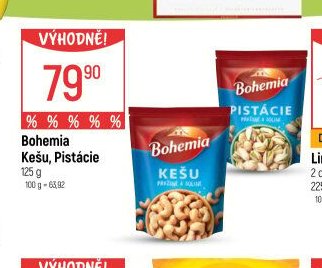 Bohemia Kešu, Pistácie