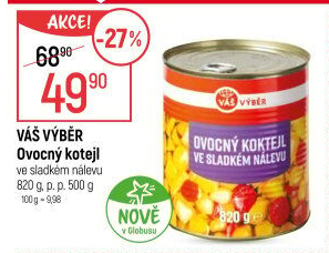 Kompot Ovocný koktejl Váš Výběr