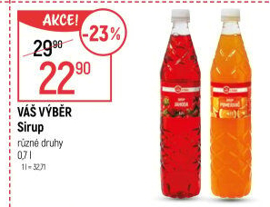 Sirup Váš Výběr