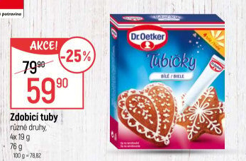 Zdobicí tubičky Dr. Oetker