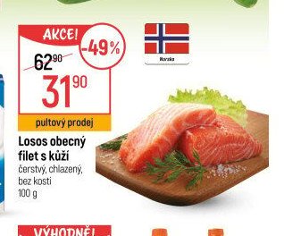Losos obecný filet s kůží