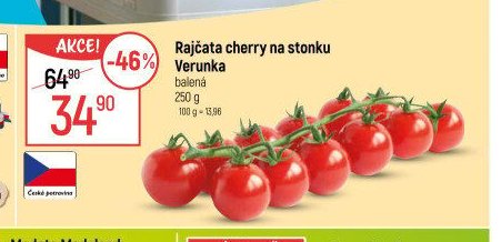Rajčata cherry na stonku Verunka