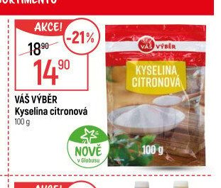 Váš Výběr Kyselina citronová