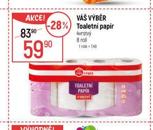 Váš Výběr Toaletní papír