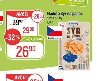 Madeta Sýr na pánev