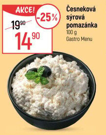 Česneková pomazánka se sýrem